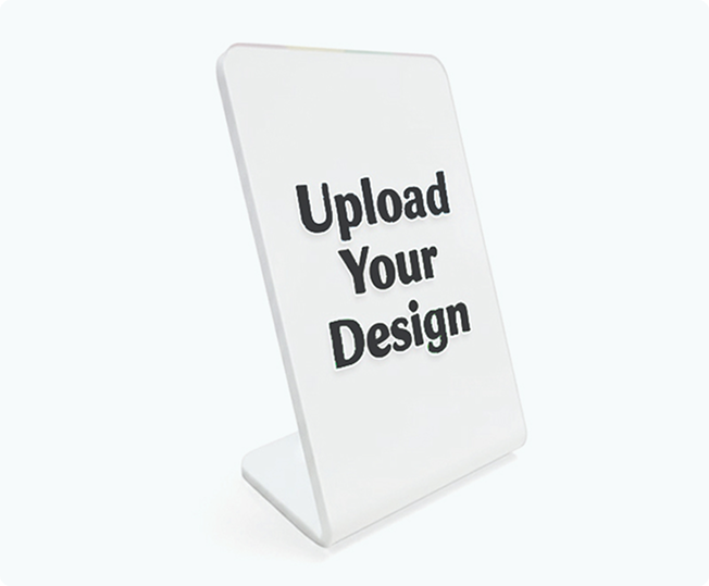 Customizable standees card