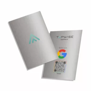 Tapwise Metal Review Card